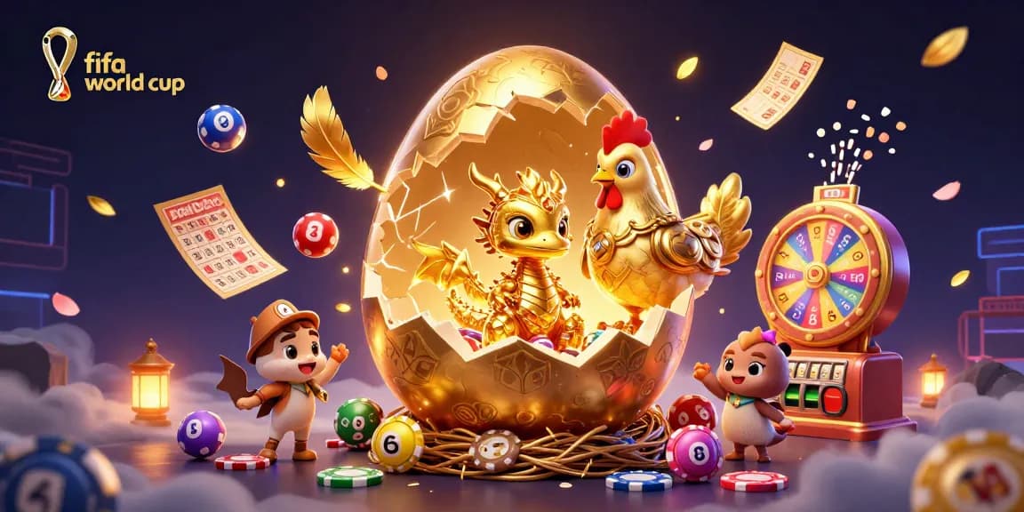 Stake your claim on the fifa world cup in this golden casino-themed pitch.