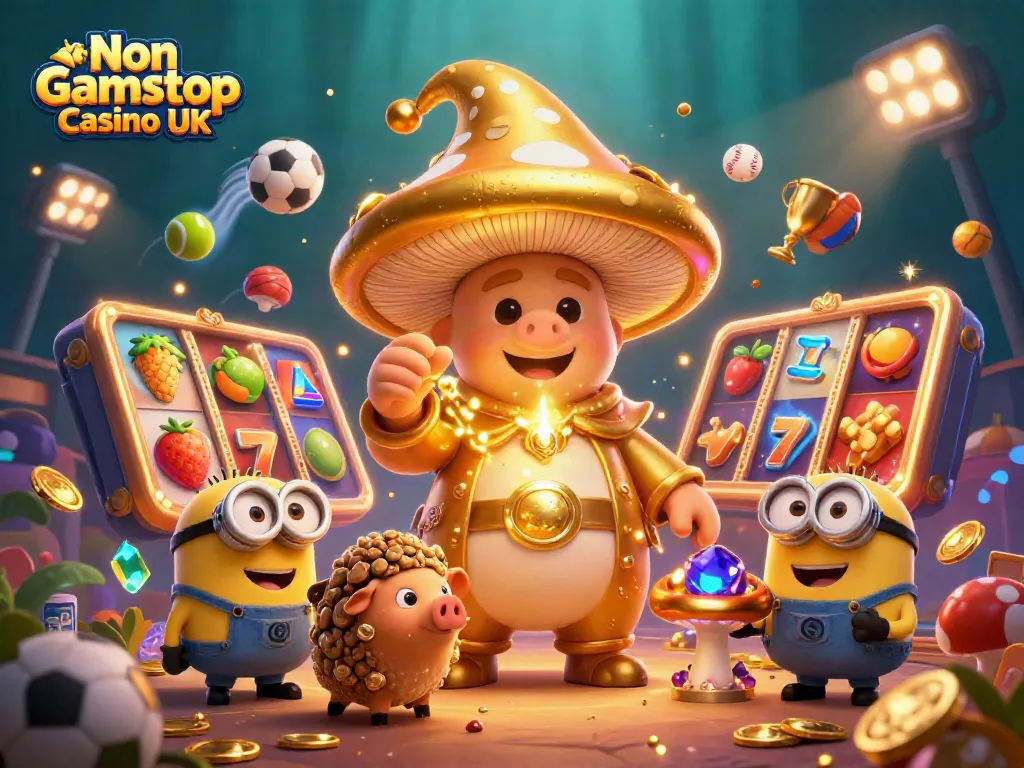 Experience thrilling wins at Non Gamstop Casino UK with vibrant slots and magical characters.