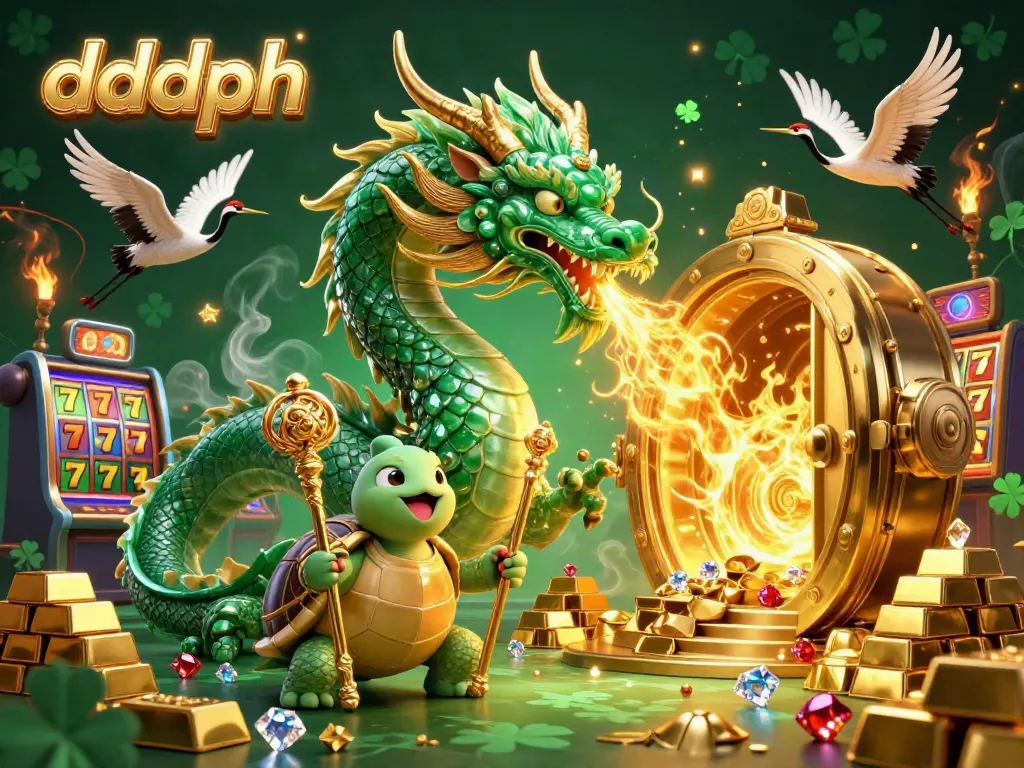Engage with thrilling dddph casino excitement featuring lucky symbols and dynamic characters.