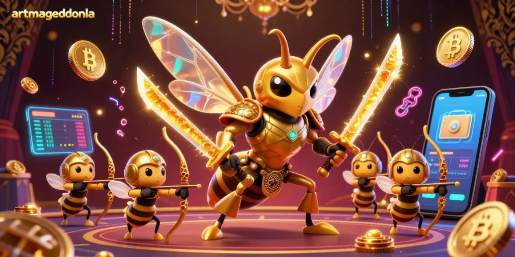 Engage with artmageddonla's thrilling 3D cartoon casino scene, full of lively characters and vibrant game elements.