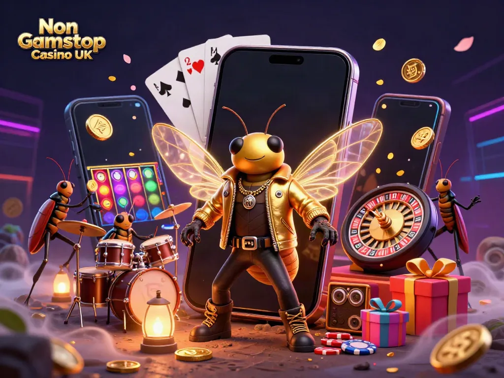 Experience excitement at Non Gamstop Casino UK with thrilling slot games, unique characters, and dynamic visuals.