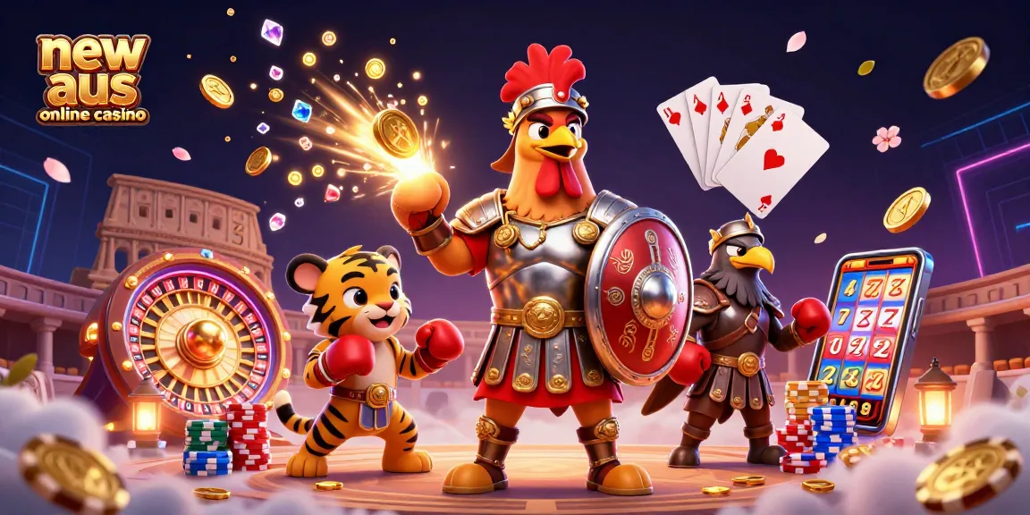 Win big at new aus online casino with our thrilling gladiator and unique game elements.
